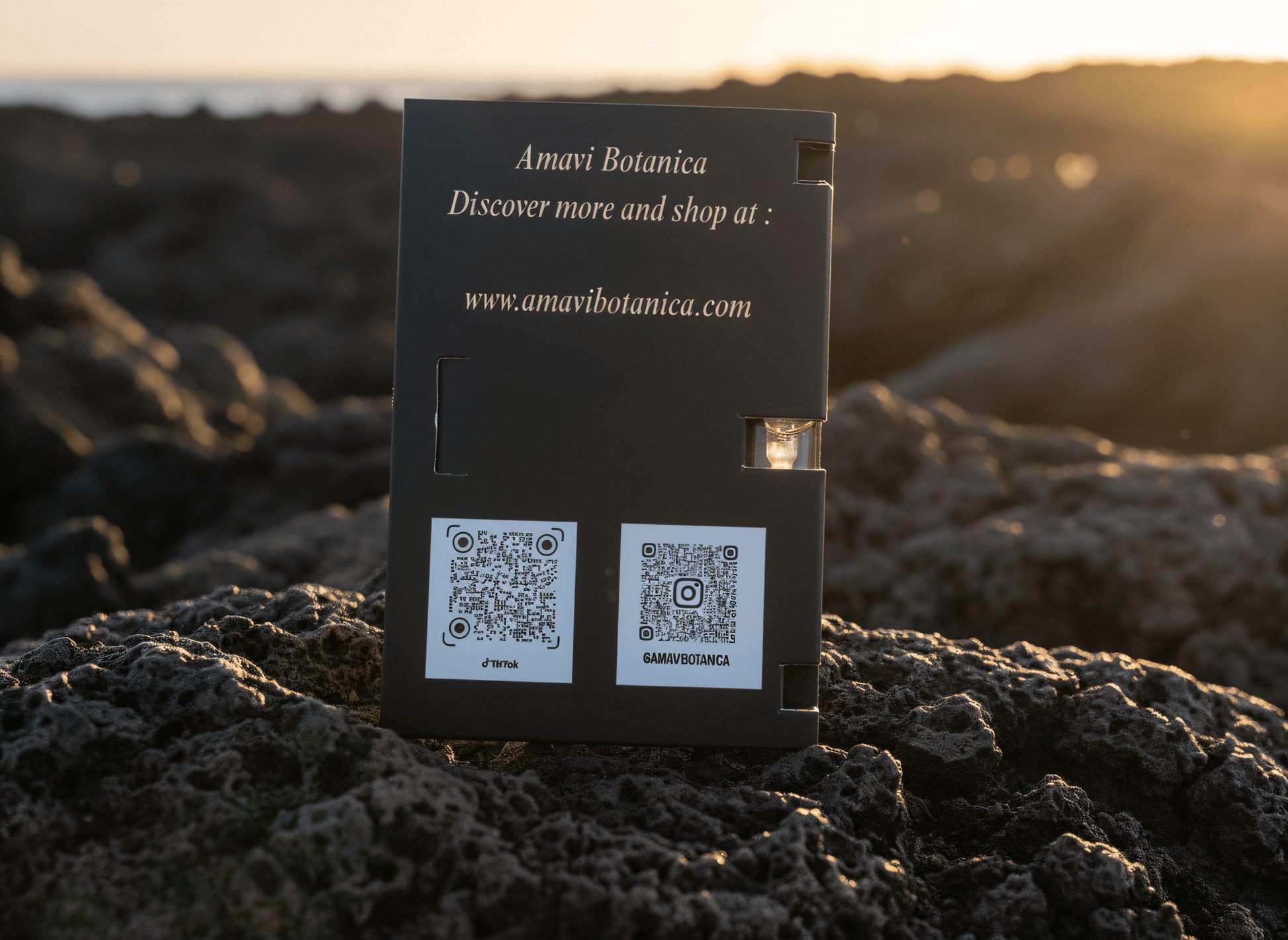 Lanzarote Sunset 2ml Sample | Premium Oriental Amber Perfume - Amavi Botanica