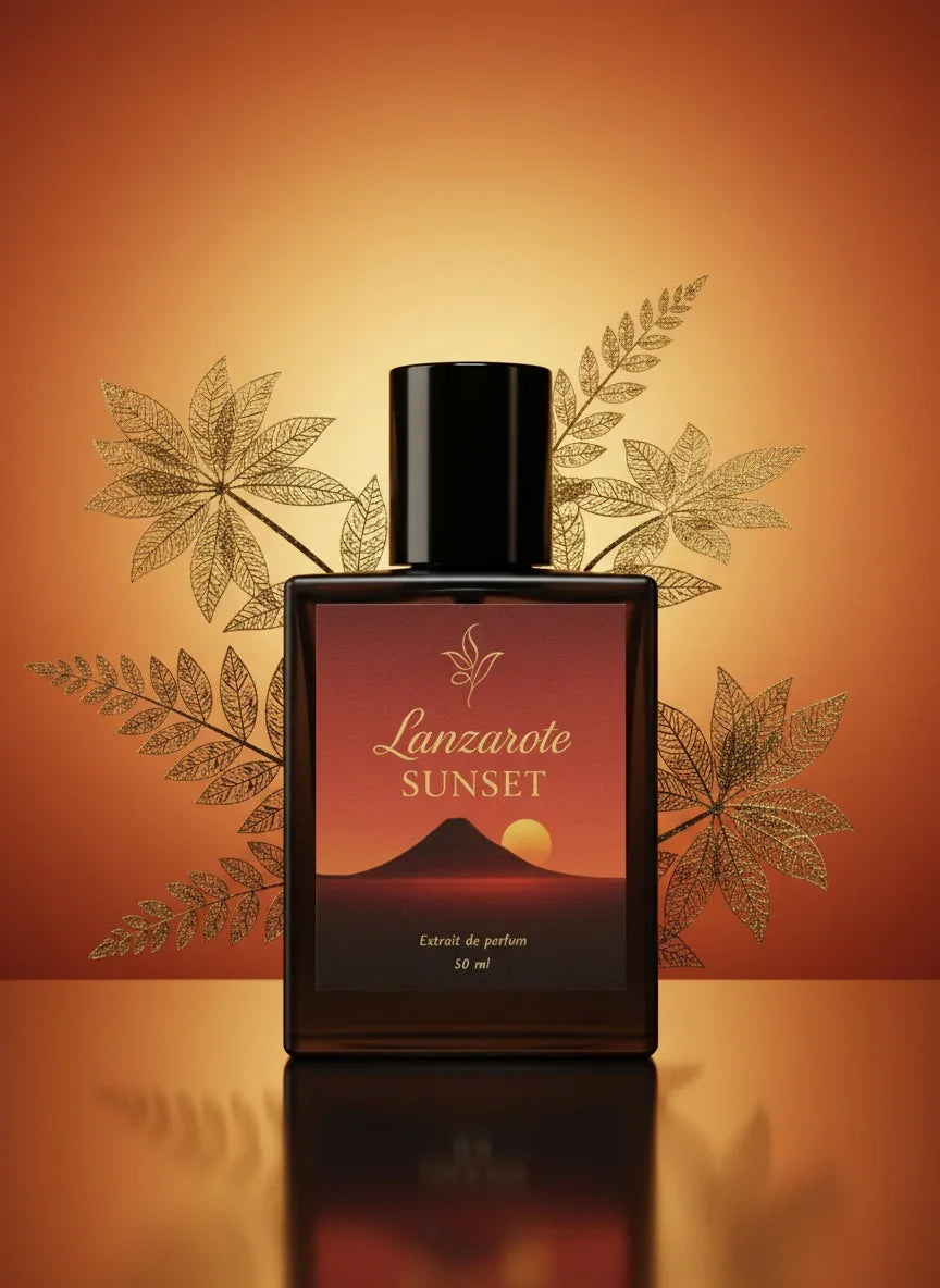 Lanzarote Sunset: Luxury Extrait de Parfum with Botanical Notes 50 ml - Amavi Botanica